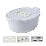 Cesta escurridor de verduras, cesta para lavar verduras - Colador de frutas y verduras de doble capa, utensilio de cocina, colador para pepinos, verduras, frijoles, frutas Borecole