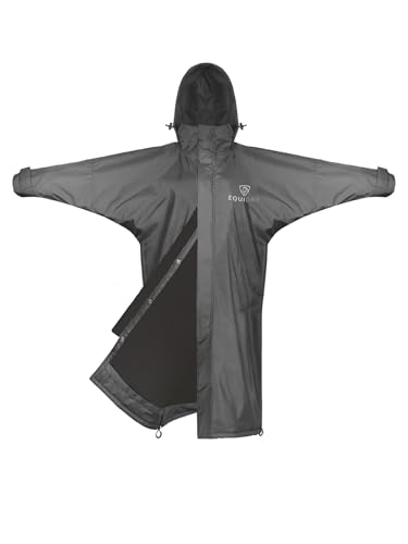 EQUIDRY Equestrian Coat (UK, Alpha, XS, Regular, Regular, Charcoal)