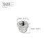 METALLIXITY Acorn Cap Nuts(M8x1.25mm) 5Pcs, Stainless Steel Acorn Dome Cap Head Hex Nuts - for Industrial Mechanical Equipment, Silver Tone