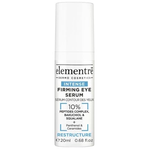 ELEMENTRE FIRMING EYE SERUM 10% PEPTIDES, BAKUCHIOL, SQUALANE 20ML