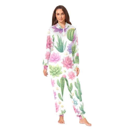 Pyjama de Noël une pièce combinaison capuche adulte motif original