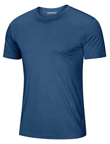 Image of MAGCOMSEN Men's Short Sleeve T-Shirt Quick Dry UPF 50+ Athletic Running Workout Fishing Top Tee Performance Shirts