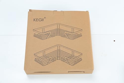 Kegii Corner Shower Caddy, Shower Corner Shelf, Bathroom Storage No Drilling, Adhesive Shampoo Organiser Rack, Bathroom Shelves Storage, Black Shower Accessories - Cosy Home Interiors Kegii Corner Shower Caddy, Shower Corner Shelf, Bathroom Storage No Drilling, Adhesive Shampoo Organiser Rack, Bathroom Shelves Storage, Black Shower Accessories - Image 7