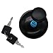 XDF Ratcheting Style Fuel Gas Tank Cap Cover Lock Key Compatible For Harley 1996-2022 Dyna Sportster, Street Glide, Road Glide, Electra Glide, Road King, Softail (BLACK)