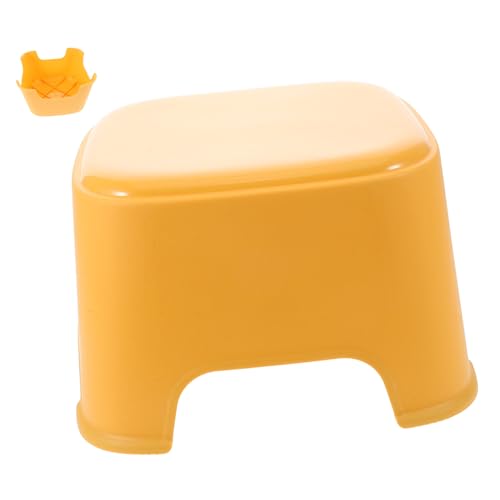 Cabilock Foot Stool Small Non Slip Plastic Step Stool for Bathroom Home Use Sturdy Design with Rounded Edges for Kindergartens Living Spaces