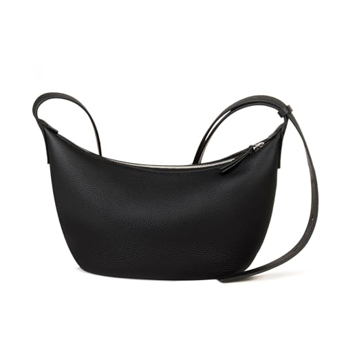 Premium Full Grained Leather Bucket Crossbody Bags, Small Top-Handle Handbags and Crescent Hobo Bag for Women2