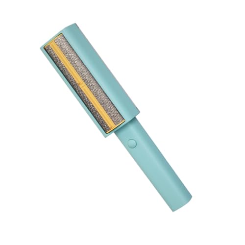 HAWILLOSCH ペットブラシ 家庭用クリーナー ツールブラシ 家庭用クリーニング用品 ペットの糸くずブラシ リムーバー ペットの毛抜きブラシ ポータブルカーペットクリーナー Green 腹筋