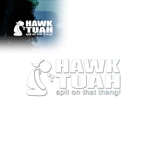 Hawk Tush Aufkleber, Spit on That Thang Car'Viral Girl, Meme-Aufkleber (5 Stück), lustiger, hochwertiger Vinyl-Aufkleber, handgefertigt, Gag-Geschenk-Aufkleber für Autos, LKWs, Laptops (5 Stück)