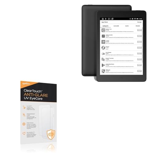 BoxWave Screen Protector Compatible With Boyue Likebook Ares Note - ClearTouch Anti-Glare Anti-UV EyeCare (2-Pack), Filters out Harmful Blue Light Reduce Fatigue