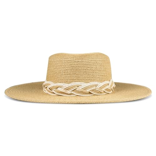 Image of Lucky Brand Straw Hat | Travel | Vacation | Sun Protection | Lightweight | Breathable | Summer | Beach | Straw