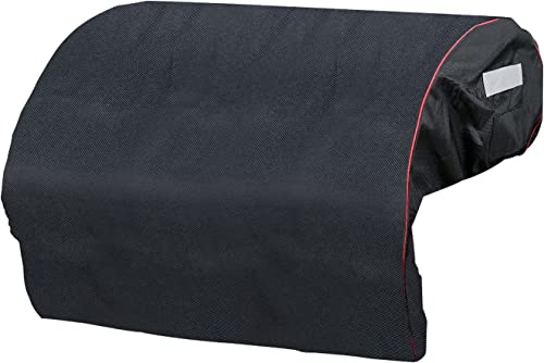 QuliMetal 32 inch Built-in Grill Cover for Bull 45005 Built in Gas Grill - 600D Heavy Duty Waterproof BBQ Grill Top Cover with Handle and Elastic Hem for Bull Lonestar 4 Burner