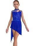 Photo Gallery yhong vestito da danza pattinaggio per bambine canottiera senza maniche con paillettes vestito da ballo moderno costume ballo esibizione blu reale 9-10 anni Photo Gallery yhong vestito da danza pattinaggio per bambine canottiera senza maniche con paillettes vestito da ballo moderno costume ballo esibizione blu reale 9-10 anni
