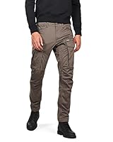 G-STAR RAW Men's Rovic Zip 3D Regular Tapered Pants Pants, Grey (Gs Grey D02190-5126-1260), 35W x 32L