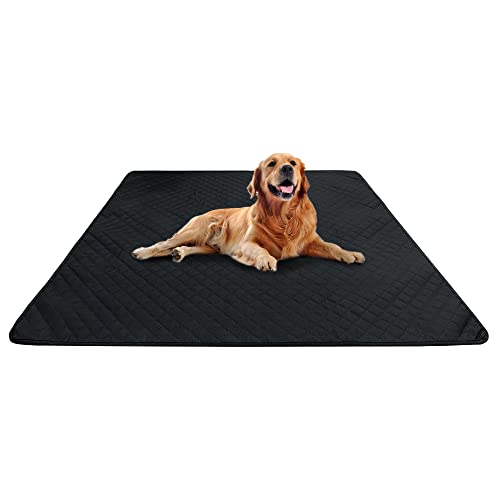 Image of Washable Pee Pads for Dogs 48 inchx48 inch Reusable Puppy Pad Pet Training Pads, Waterproof Mat Non-Slip, Dog Pee Pad Whelping Pads Dog Mat-Playpen,Crate,Sofo,Car,Potty,Bed