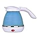 Produktbild Diuspeed Mini Wasserkocher, 500ml Silikon Edelstahl Wasserkocher faltbare Wasserkocher 110V / 220V Travel Wasserkocher mit Universal-Stecker für Reisen und Haushalt