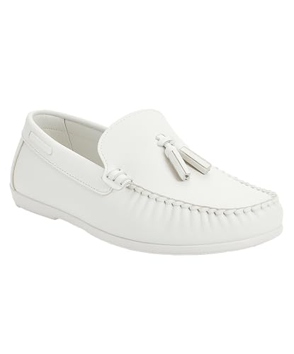 Mocassins à Pampilles en Simili Cuir pour garçons – Mocassins Plats Classiques pour Mariage, Communion et Tenue décontractée Taille 29