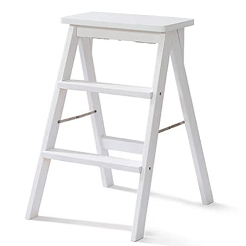 YANAIL Tabourets de Tabouret de Pas de Pliage/Blanc