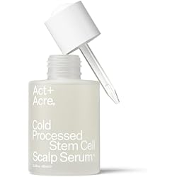 Act+ Acre Cold Processed Stem Cell Scalp Serum | For Thicker, Fuller Looking Hair | Apple Stem Cells, Bamboo Extract, Aloe Vera | Strengthen, Hydrate, Reduce Shedding | Vegan, Color Safe | 2.2 Fl Oz