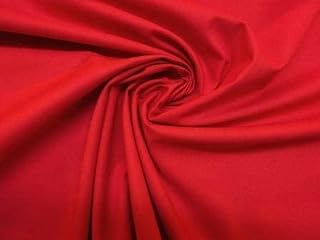 Pyrhan Ltd Plain Cotton Fabric  100% Cotton Sewing Fabric for Dressmaking, Quilting, Crafting, Cushions, Pillowcases, Bedding Art, Curtains Lining Sold by The metre 60 Inch Width Approx (Ivory)