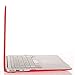 MOSISO Compatible with MacBook Air 13 inch Case (Models: A1369 & A1466, Older Version 2010-2017 Release), Protective Plastic Hard Shell Case & Keyboard Cover & Screen Protector, Red