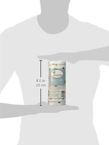 Osocozy Flushable Diaper Liners 3 Pack - Make Cloth Diapering Convenient With Easy, Quick, Cloth Diaper Liners - Super Soft And Gentle On Baby’s Skin - 100 Sheets Per Roll - 3 Rolls Per Package. #TOP4