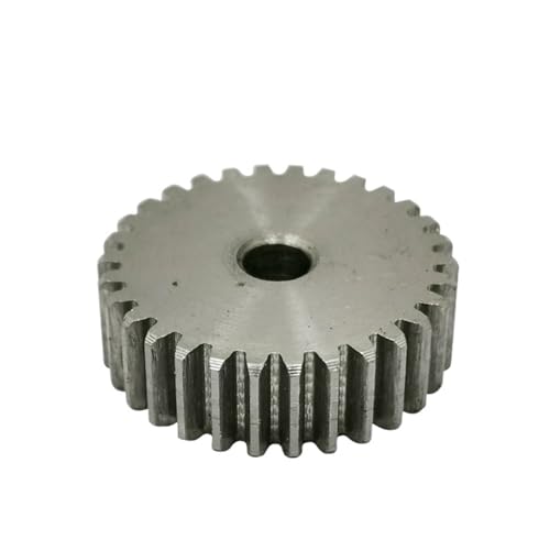 Bevel Gear Pinion Hardware Mechanical 1pcs Spur Gear 1M28/29/30/31/32/33/34/35T Rough Hole 6mm Pinion Gear Carbon Steel Motor Gear Total Height 10mm(30 Teeth)