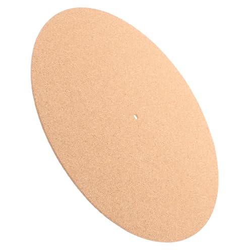 Levemolo Turntable Platter Cork Mat Slipmat for Vinyl Turntable Record Player Mat Noise Reduction Durable Cork