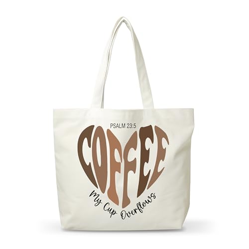 Women’s Bible Canvas Tote Bag, Christian Inspirational Gift