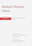 Berliner Debatte Initial 36 (2025) 1: Identität Ost / Osteuropäische Perspektiven auf das Kriegsende 1945 - Herausgeber: Berliner Debatte Initial e.V., Johannes Schütz, Lucas von Ramin, Aron Schulze, Dieter Segert 