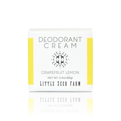 Little Seed Farm All Natural Deodorant Cream - Grapefruit Lemon, 2.4 oz