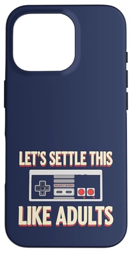 Let's Settle This Like ��l�p �Q�[�}�[ �R���\�[�� ���g���Q�[�� �X�}�z�P�[�X iPhone 16 Pro �p