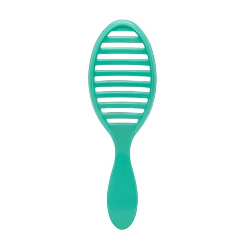 Wet Brush Speed Dry Hair Brush, Amazon Exclusive Aqua, Vented Design & Soft HeatFlex Bristles, Blow Dry Safe, Ergonomic Handle Manages Tangles & Uncontrollable Strands, Pain-Free Hair Accessories