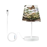【Taille parfaite】Deux tailles disponibles, petite lampe de chevet pour chambre à coucher de tailles : 15 cm de profondeur x 27 cm de haut, grande taille de la lampe de chevet décorative : 20 cm de profondeur x 30 cm de haut, c'est la lampe idéale pour la chambre, le salon, la salle d'étude, la cuisine, la chambre d'enfants pour les filles et les garçons, le restaurant, le bureau. Il ne prendra pas trop de place et répondra à vos besoins d'éclairage.