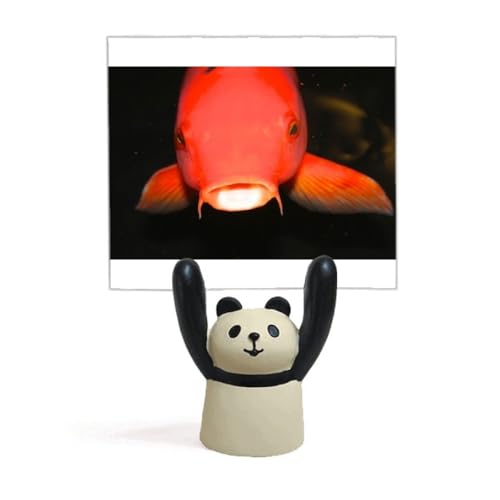 Support mémo animal marin rouge et panda dessin animé pour décoration de bureau