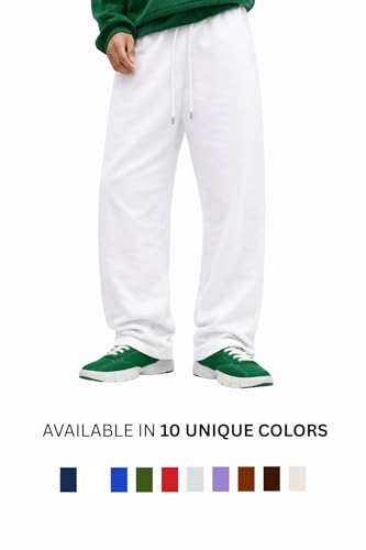 Image of Rockwell Men's Baggy Sweatpants | Cotton Terry Relaxed Fit Joggers for Men | Oversized Streetwear Track Pants | Casual Gym & Everyday Wear| 007