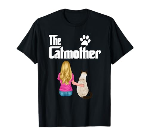 The Catmother Siamese Cat Lover Funny Mother Cat Mom T-Shirt