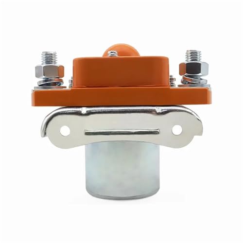 Contactor DC de vehículo eléctrico 600A 48V con terminal plano y recto 1NO de bobina