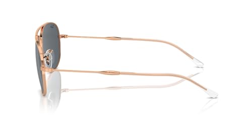 Ray-Ban RB3735 Bain Bridge Sunglasses, Rose Gold/Blue, 60 mm - image 5