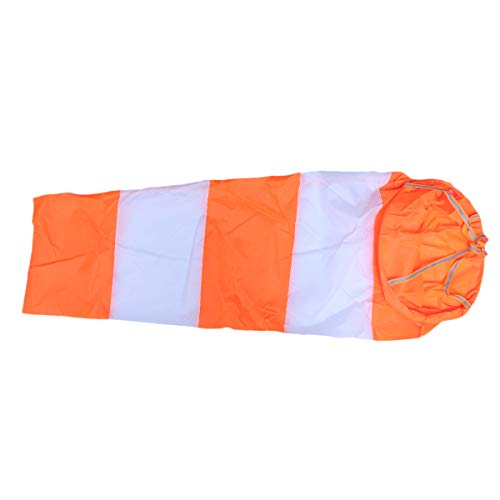 Yardwe Airport Windsock Rip-stop Outdoor Rainbow Wind Measurement Sock Bag with Reflective Belt