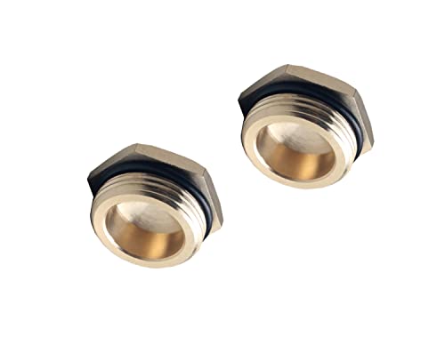 DEWHEL Brass 2pcs Push-Button Diverter Plug Replacement Part Compatible with faucet numbered RP2865
