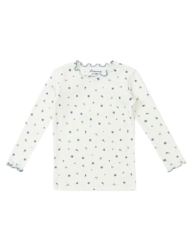 AVAUMA Baby Boy Girl Pajama Set 6M-7T Kids Cute Toddler Snug fit Flower Pattern Design Pjs Cotton Sleepwear Ruffled Shirring2