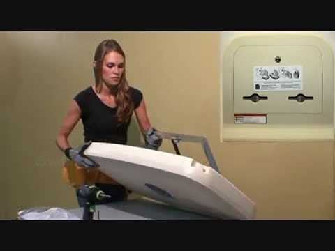 Horizontal Baby Changing Station, Gray #TOP4