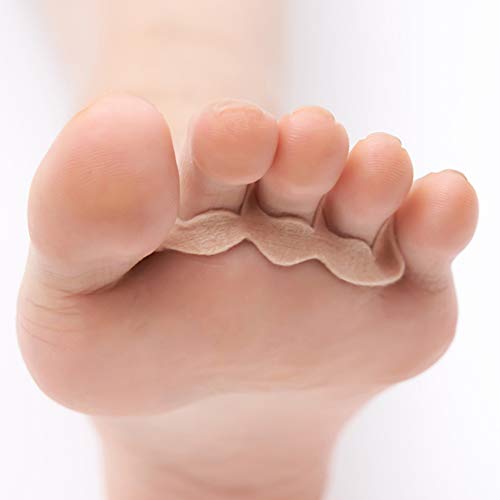 SingSing Toe Separators - Premium Mulberry Paper Toe Spacers for Relaxing Toes, Preventing Foot Odor, Athlete's Foot and Itching (XL size, 10 Pcs)