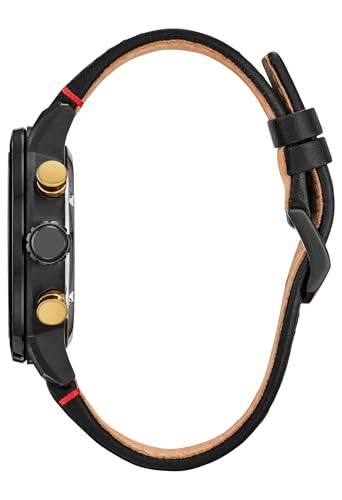 Image of Citizen Men's Eco-Drive Star Wars Darth Maul Mastermind Chronograph Black Ion Plated Stainless Steel Case Watch,Black Cordura Nylon Strap, Black Dial (Model: CA0766-02W)