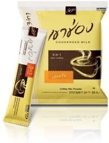 3in1 Condensed Milk Coffee 25 Sachets Net Wt. 525 G Thailand Product