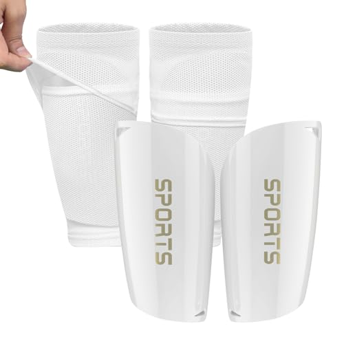 ATHCISE Kids Youth Soccer Shin Guards with Sleeves, Slip in Shinguards Soccer Shin Pads for 3-15 Years Old Boys Girls Child Teens