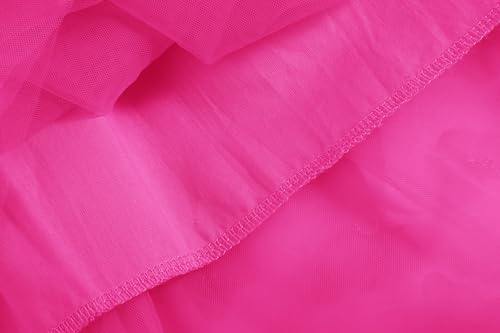 Image of GSVIBK Baby Girls Tutu Dress Sleeveless Toddler Cotton Tulle Skirt Princess Party Prom Dresses