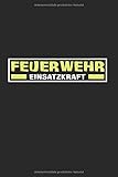  Feuerwehr FFW Kameradschaft Arbeit Maschinist: Notizbuch (15,24cm x 22,86cm) 120 Seiten Kariert (4x4)