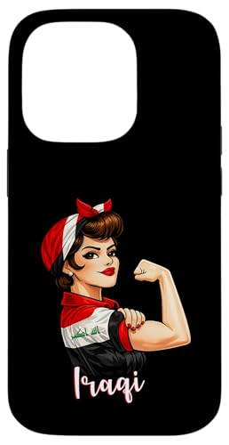 Proud Strong Iraqi Girl Woman Girlfriend Iraq Flag �X�}�z�P�[�X iPhone 14 Pro �p