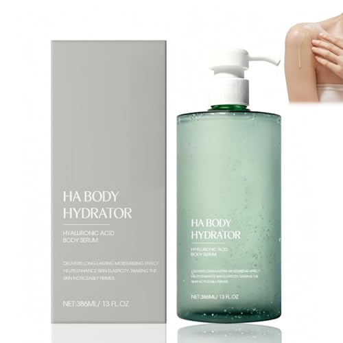 Image of Hyaluronic Acid Body Serum, Soothing Body Moisturiser for Dry Skin, Deep Moisturising HA Bo/dy Hydrator, Hydrating Serum for Smooth Skin, Lightweight & Non-Greasy Hydrating Bo/dy Lotion, 386ml